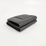 LOEWE TRIFOLD WALLET トライフォールドウォレット アナグラム 三つ折り財布 ブラック レディース ロエベ【中古】6-0901G♪