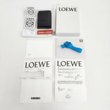 LOEWE TRIFOLD WALLET トライフォールドウォレット アナグラム 三つ折り財布 ブラック レディース ロエベ【中古】6-0901G♪
