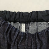 ゴーシュ コットンリネンセルベッジデニムワイドパンツ G251-P008 サイズ2 イージー デニムパンツ 25SS ネイビー レディース ゴーシュ【中古】6-0811G♪