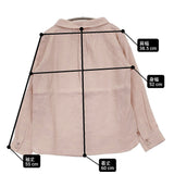 atelier naruse 未使用品 リネンスタンドオフカラーブラウス 定価18700円 na-F02024 ブラウス シャツ サーモンピンク レディース アトリエナルセ【中古】6-0811M♪