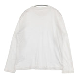45R/45rpm サイズ3 コットン 無地 長袖Ｔシャツ カットソー ロンＴ ホワイト レディース フォーティーファイブアールピーエム【中古】6-0920M∞