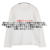 45R/45rpm サイズ3 コットン 無地 長袖Ｔシャツ カットソー ロンＴ ホワイト レディース フォーティーファイブアールピーエム【中古】6-0920M∞