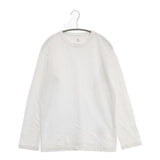 45R/45rpm コットン サイズ3 長袖Ｔシャツ カットソー ロンＴ ホワイト レディース フォーティーファイブアールピーエム【中古】6-0920M∞
