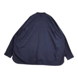 Fresh Service CARGO POCKET UTILITY SHIRT FSW-22SH 146 オーバーサイズ 長袖シャツ ネイビー メンズ フレッシュサービス【中古】6-0924M∞