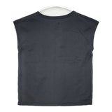 Morris&Sons コットン ノースリーブ フレンチスリーブ 日本製 サイズ0 Ｔシャツ カットソー ブラック レディース モリスアンドサンズ【中古】6-0807S△