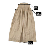 URBAN RESEARCH DOORS コットンボイルノースリーブワンピース 定価9900円 ギャザー ワンピース ベージュ レディース アーバンリサーチドアーズ【中古】6-0807S△