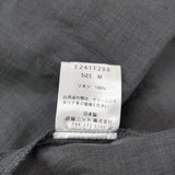 evam eva E241T208 linen robe リネンローブ サイズM 定価25300円 羽織り カーディガン 24SS ブルーグレー レディース エヴァムエヴァ【中古】6-0811M♪
