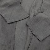 evam eva E241T208 linen robe リネンローブ サイズM 定価25300円 羽織り カーディガン 24SS ブルーグレー レディース エヴァムエヴァ【中古】6-0811M♪