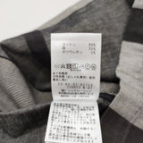 GALERIE VIE コットンリネンストレッチ ボートネックプルオーバー 定価23100円 ブラウス シャツ 23SS ブラック グレー レディース ギャルリーヴィー【中古】6-0811S♪