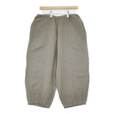 Gauze# LINEN VISCOSE CHARLIE PANTS リネンビスコース チャーリーパンツ 日本製 イージー パンツ カーキ レディース ガーゼ【中古】6-0910M∞