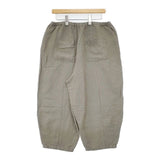 Gauze# LINEN VISCOSE CHARLIE PANTS リネンビスコース チャーリーパンツ 日本製 イージー パンツ カーキ レディース ガーゼ【中古】6-0910M∞