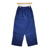 R&D.M.Co- コーデュロイゴムパンツ イージーパンツ コットン パンツ ブルー レディース オールドマンズテーラー【中古】6-0920G∞