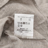 ADIEU TRISTESSE コットンリネンブラウス グレンチェック 定価22000円 ワイドシルエット ブラウス シャツ 26SS ベージュ レディース アデュートリステス【中古】6-0811S♪