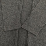 evam eva E193K054 cashmere robe カシミヤローブ 日本製 カーディガン チャコールグレー レディース エヴァムエヴァ【中古】6-1005T◎