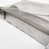 ARTS&SCIENCE Original tote ML long 定価50600円 AB199-1002 リネン ショルダー トートバッグ ナチュラル アイボリー レディース アーツ&サイエンス【中古】6-0814G♪