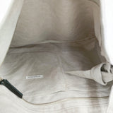 ARTS&SCIENCE Original tote ML long 定価50600円 AB199-1002 リネン ショルダー トートバッグ ナチュラル アイボリー レディース アーツ&サイエンス【中古】6-0814G♪