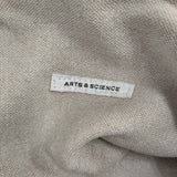 ARTS&SCIENCE Original tote ML long 定価50600円 AB199-1002 リネン ショルダー トートバッグ ナチュラル アイボリー レディース アーツ&サイエンス【中古】6-0814G♪