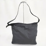 ARTS&SCIENCE Zipper shoulder bag 0222-AB171-0174 コットン ショルダーバッグ ブラック レディース アーツ&サイエンス【中古】6-0729G◎