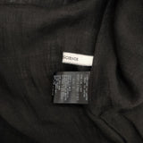ARTS&SCIENCE 0241-L1192-1107 リネンガーゼ ローブ コート 24SS ブラック レディース アーツ&サイエンス【中古】6-0910M∞