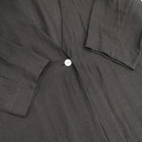 ARTS&SCIENCE 0241-L1192-1107 リネンガーゼ ローブ コート 24SS ブラック レディース アーツ&サイエンス【中古】6-0910M∞