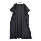 ARTS&SCIENCE 041-L590-060 コットン サイズ1 半袖ドレス ワンピース ブラック レディース アーツ&サイエンス【中古】6-0920S∞