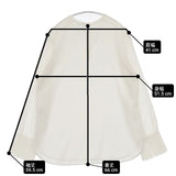 IENA TA/PL ノーカラーブラウス 定価15400円 ブラウス シャツ 24SS オフホワイト レディース イエナ【中古】6-0910M∞