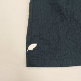 Season off ミラクルウェーブ加工 リブTシャツ 日本製 コットン ブラウス ワンポイント刺繍 半袖Ｔシャツ カットソー ネイビー レディース シーズンオフ【中古】6-0807S△