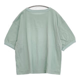 cion コットンリンガーTシャツ フレンチブル 19-09231 半袖Ｔシャツ カットソー ミントグリーン レディース シオン【中古】6-0810S◎