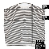 T.tutie ティードットツチエ ボーダーフレンチスリーブTシャツ 0726UT71313 カットソー ブラック ホワイト レディース【中古】6-0810S◎