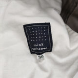 mina perhonen tie xa4442 サイズ36 リメイク パッチワーク ワイド パンツ グレー レディース ミナペルホネン【中古】6-0811G♪