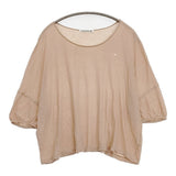 mina perhonen pistachio カシミヤ混 ts8811 サイズ38 カットソー ベージュ レディース ミナペルホネン【中古】6-0810S◎