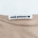 mina perhonen pistachio カシミヤ混 ts8811 サイズ38 カットソー ベージュ レディース ミナペルホネン【中古】6-0810S◎