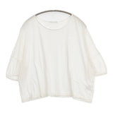 mina perhonen pistachio カシミヤ混 ts8811 サイズ38 カットソー ホワイト レディース ミナペルホネン【中古】6-0810S◎