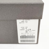 mina perhonen ala トングサンダル 38サイズ 定価24000円 レザー 牛革 xs7915 サンダル レッド レディース ミナペルホネン【中古】6-0729S◎