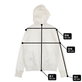 NEWYORKER ジップアップ サイズL スウェット パーカー ホワイト レディース ニューヨーカー【中古】6-1003M∞