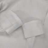 MHL. サイドスリット 595-2169504 DRY COTTON JERSEY 長袖Ｔシャツ カットソー ロンＴ ホワイト レディース エムエイチエル【中古】6-1003M∞
