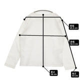 MHL. サイドスリット 595-2169504 DRY COTTON JERSEY 長袖Ｔシャツ カットソー ロンＴ ホワイト レディース エムエイチエル【中古】6-1003M∞