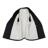 Toujours ダブルブレステッドジャケット 定価121000円 YM43KJ01 テーラードジャケット 25AW チャコールグレー レディース トゥジュー【中古】6-0814T♪