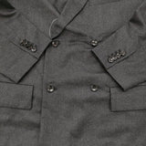 Toujours ダブルブレステッドジャケット 定価121000円 YM43KJ01 テーラードジャケット 25AW チャコールグレー レディース トゥジュー【中古】6-0814T♪