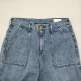 upper hights THE CONTE trois FEATHER サイズ24 L85316102FMB デニムパンツ MID BLUE ミッドブルー レディース アッパーハイツ【中古】6-0811G♪