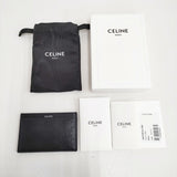 CELINE カードホルダー カーフスキン 10B703FQD カードケース ブラック レディース セリーヌ【中古】6-0814G♪