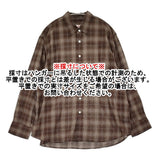 Spick and Span コットンボイルチェックシャツ 定価16500円 シアー 長袖シャツ 26SS ブラウン レディース スピックアンドスパン【中古】6-0811M♪