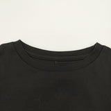 中川政七商店 強撚綿のプルオーバー 七分袖 定価8470円 Ｔシャツ カットソー 黒 ブラック レディース 中川政七商店【中古】6-0811S♪