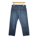 MARGARET HOWELL/EDWIN 578-6243004 YELLOW CAST TROUSERS 29 デニムパンツ ブルー レディース マーガレットハウエル/エドウィン【中古】6-1003G∞