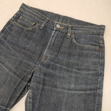 MARGARET HOWELL/EDWIN 578-6243004 YELLOW CAST TROUSERS 29 デニムパンツ ブルー レディース マーガレットハウエル/エドウィン【中古】6-1003G∞