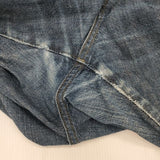 MARGARET HOWELL/EDWIN 578-6243004 YELLOW CAST TROUSERS 29 デニムパンツ ブルー レディース マーガレットハウエル/エドウィン【中古】6-1003G∞