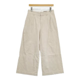MARGARET HOWELL COTTON TWILL TROUSERS 578-8144001 サイズ3 パンツ アイボリー レディース マーガレットハウエル【中古】6-1003G∞
