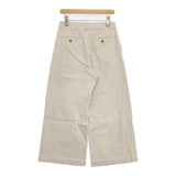 MARGARET HOWELL COTTON TWILL TROUSERS 578-8144001 サイズ3 パンツ アイボリー レディース マーガレットハウエル【中古】6-1003G∞