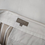 MARGARET HOWELL COTTON TWILL TROUSERS 578-8144001 サイズ3 パンツ アイボリー レディース マーガレットハウエル【中古】6-1003G∞