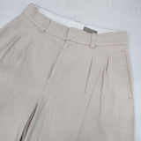 MARGARET HOWELL COTTON TWILL TROUSERS 578-8144001 サイズ3 パンツ アイボリー レディース マーガレットハウエル【中古】6-1003G∞